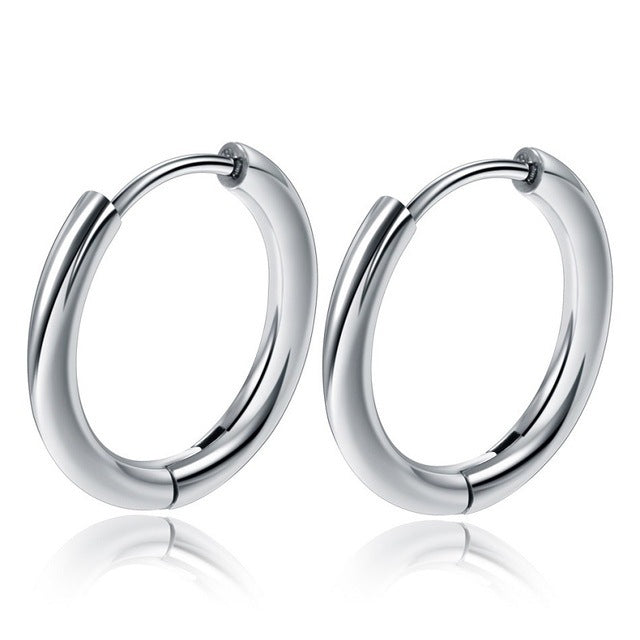 Pendientes Mila — Aros Finos de Acero
