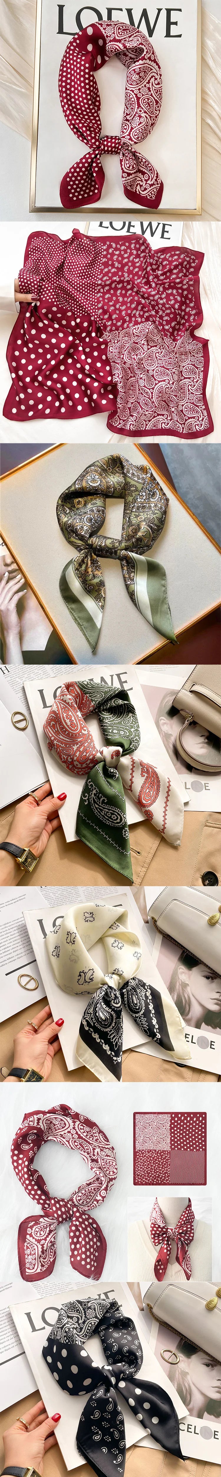 Pañuelo Iris — Seda Estampada 70×70