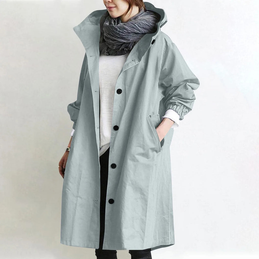 Gabardina Sienna — Larga con Capucha