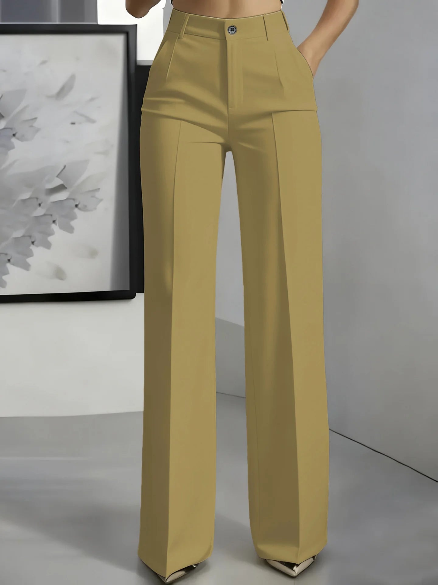 Pantalón Olivia — Recto de Talle Alto