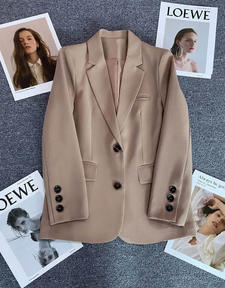 Blazer Colette — Un Botón de Corte Recto