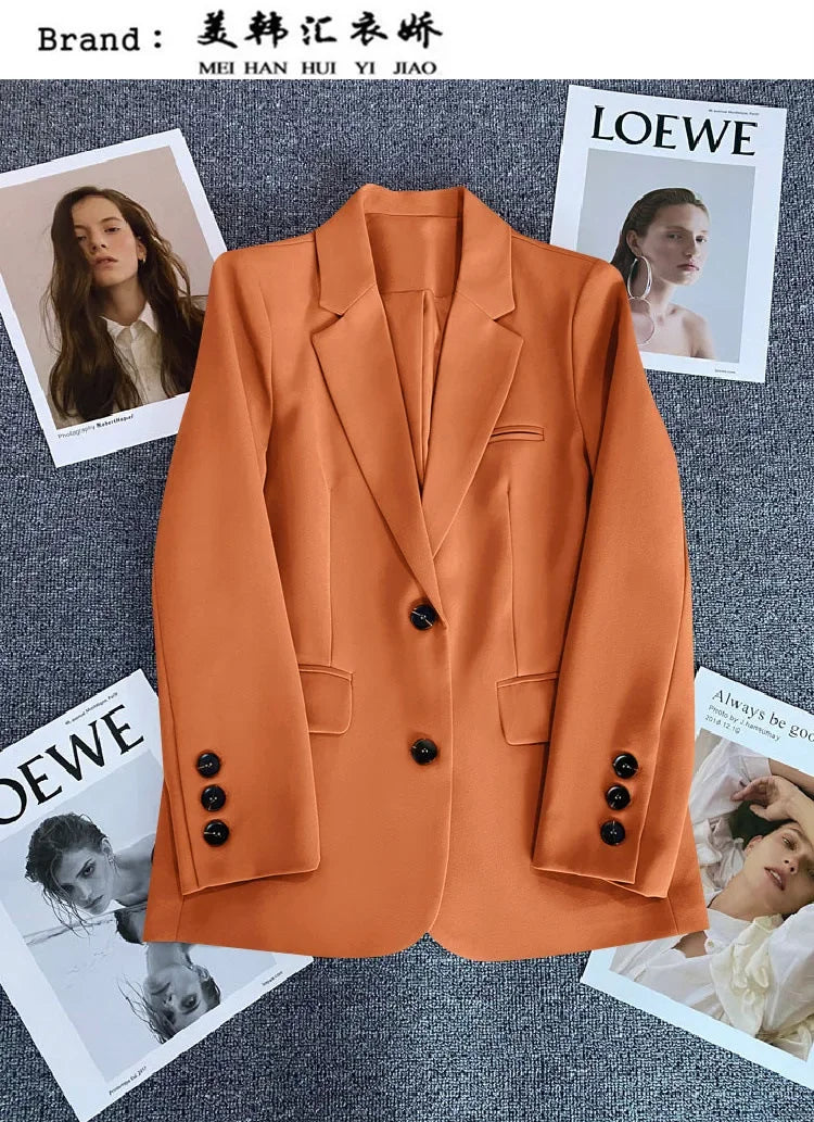 Blazer Colette — Un Botón de Corte Recto
