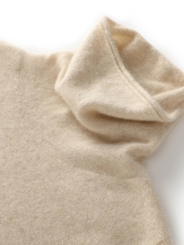 Chaleco Alba — Lana Merino de Cuello Alto