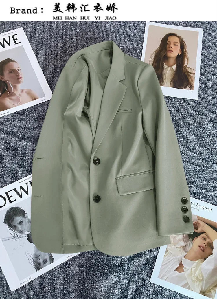 Blazer Colette — Un Botón de Corte Recto