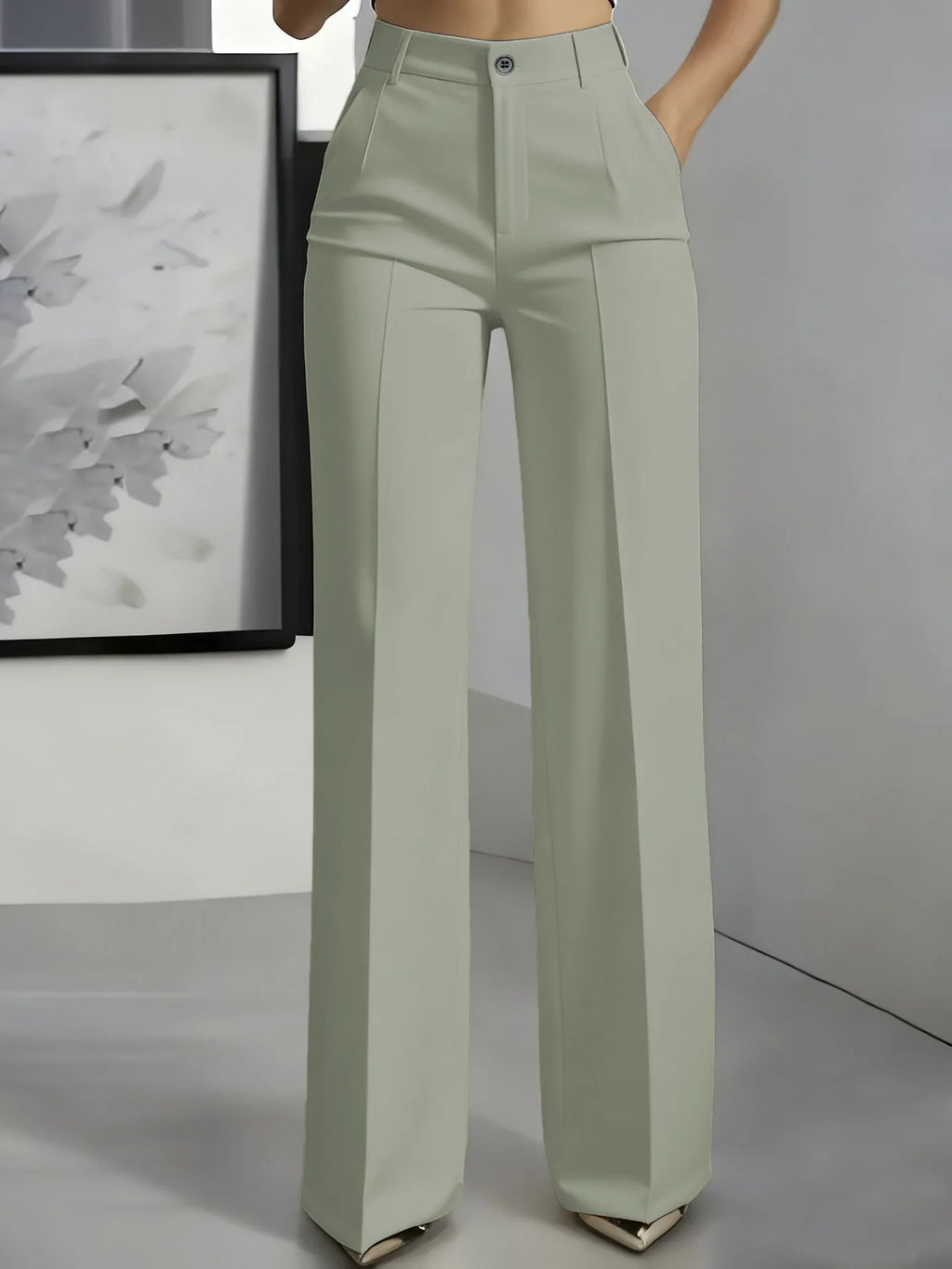 Pantalón Olivia — Recto de Talle Alto