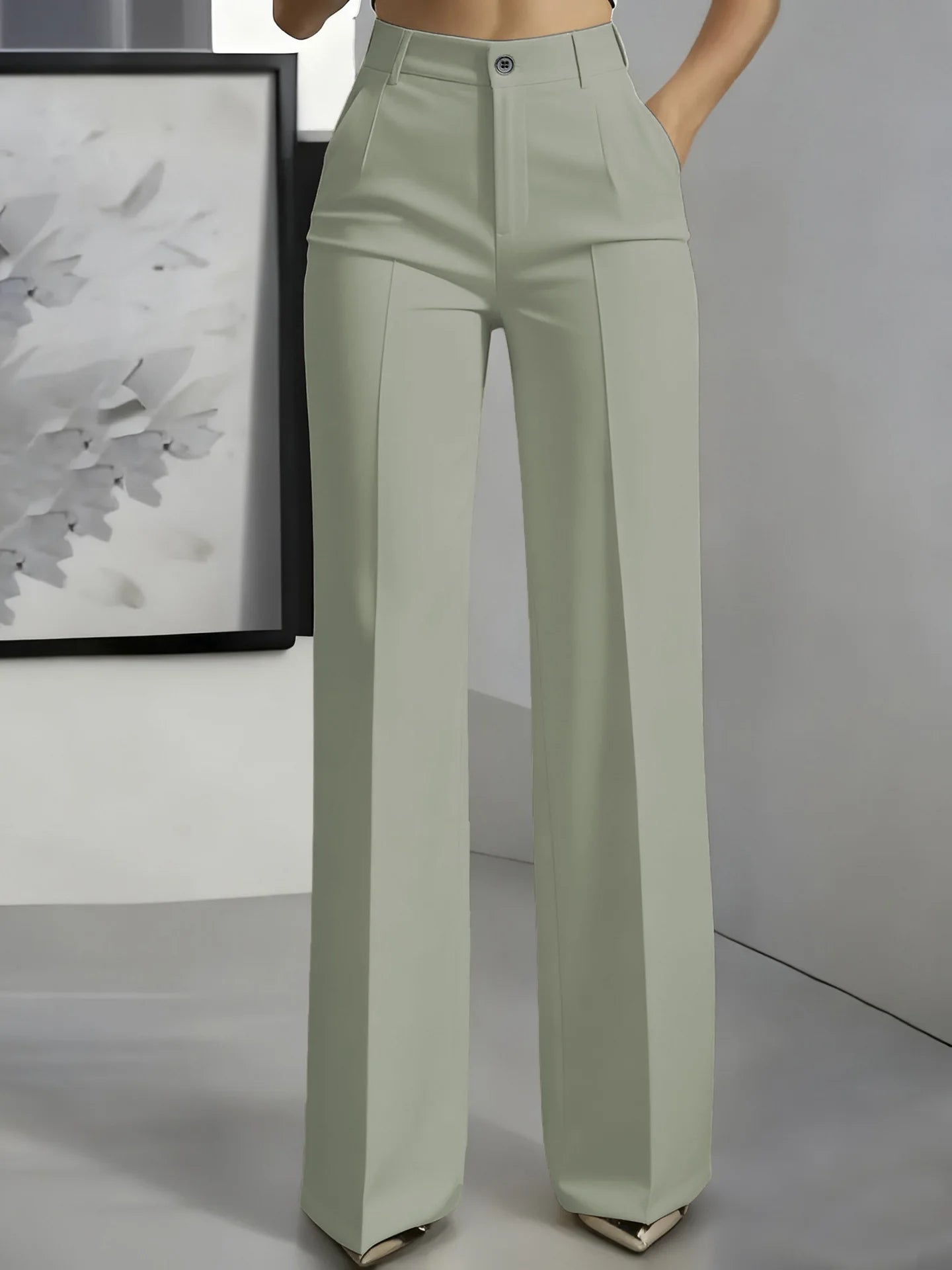 Pantalón Olivia — Recto de Talle Alto
