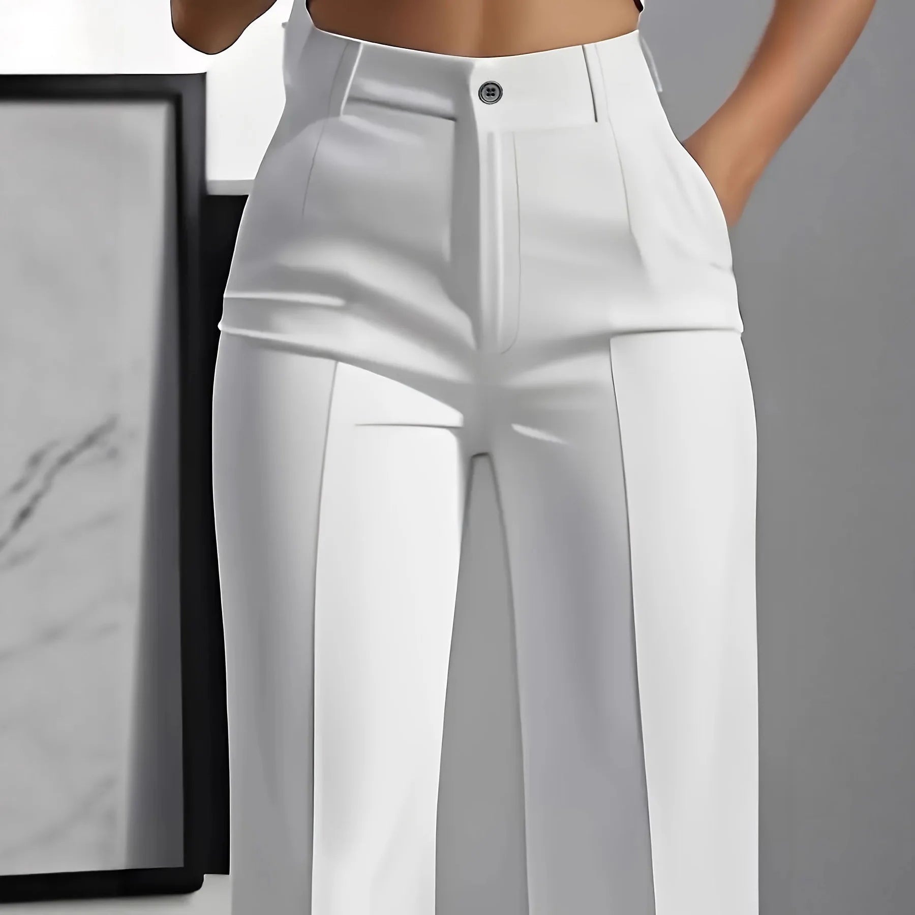 Pantalón Olivia — Recto de Talle Alto