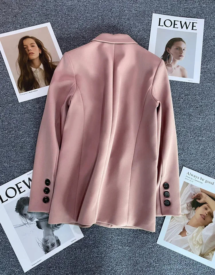 Blazer Colette — Un Botón de Corte Recto