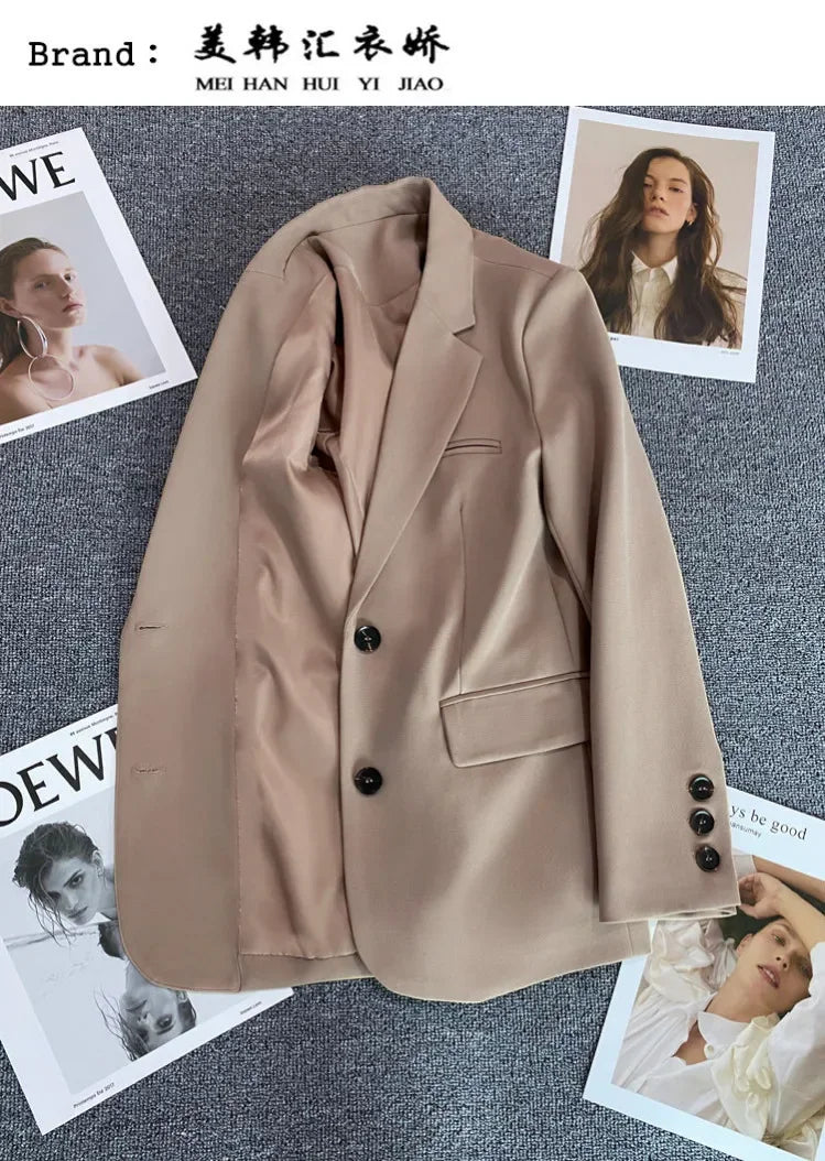 Blazer Colette — Un Botón de Corte Recto