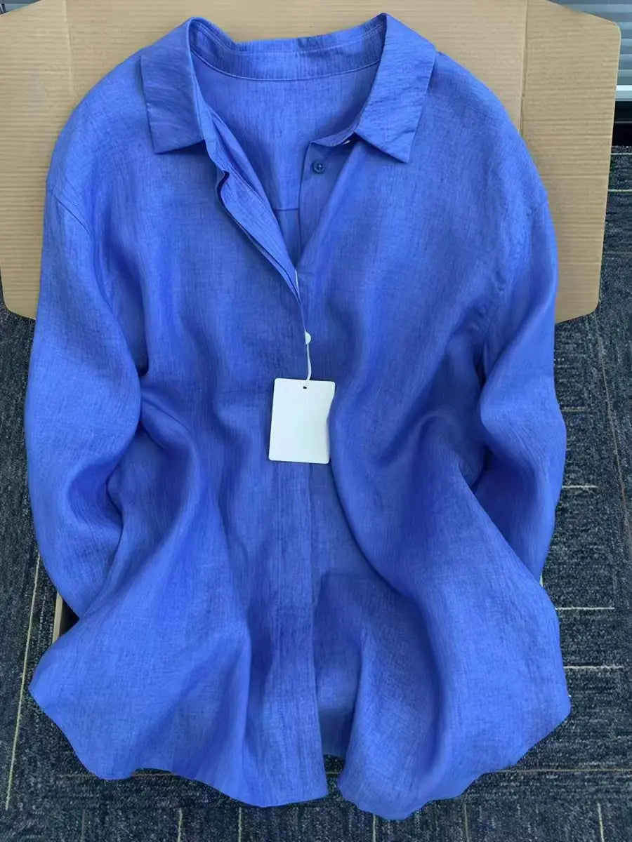 Camisa Amélie — Lino Ligero de Corte Francés