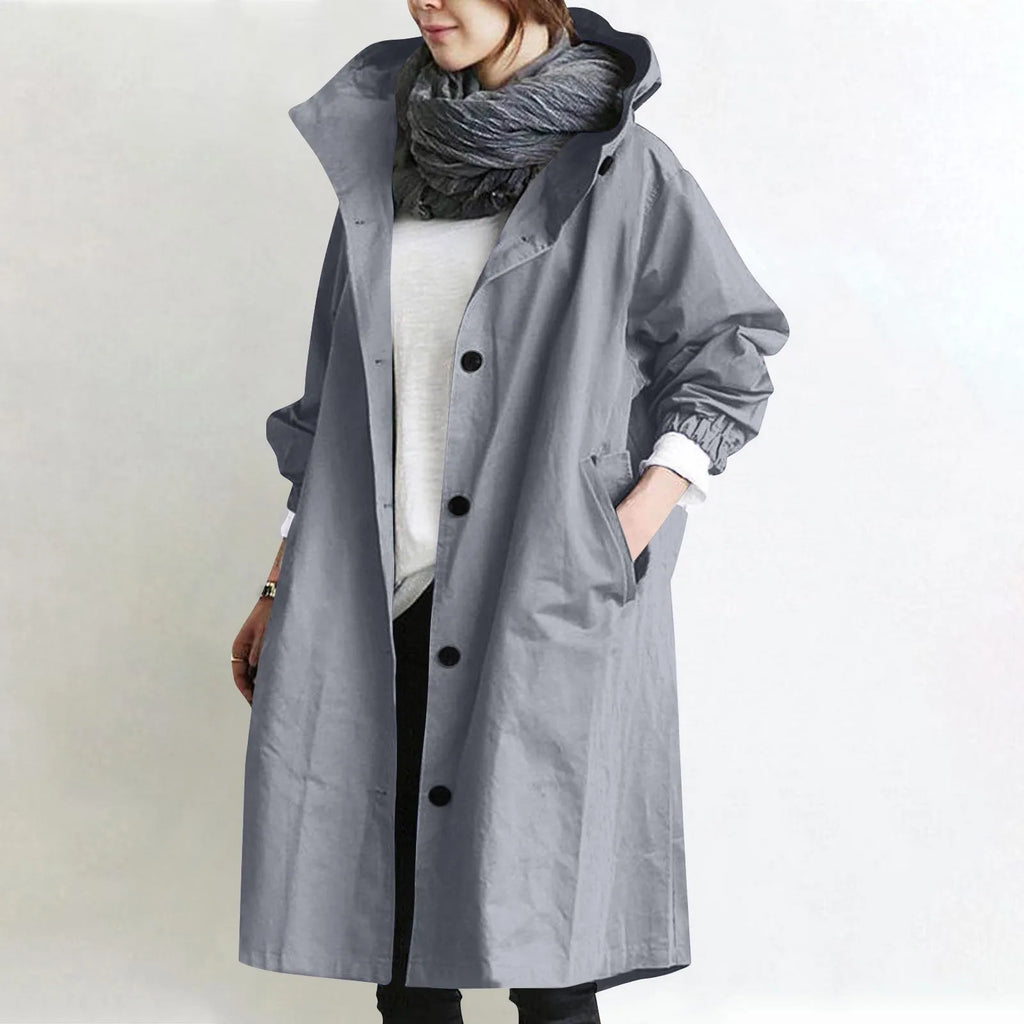 Gabardina Sienna — Larga con Capucha