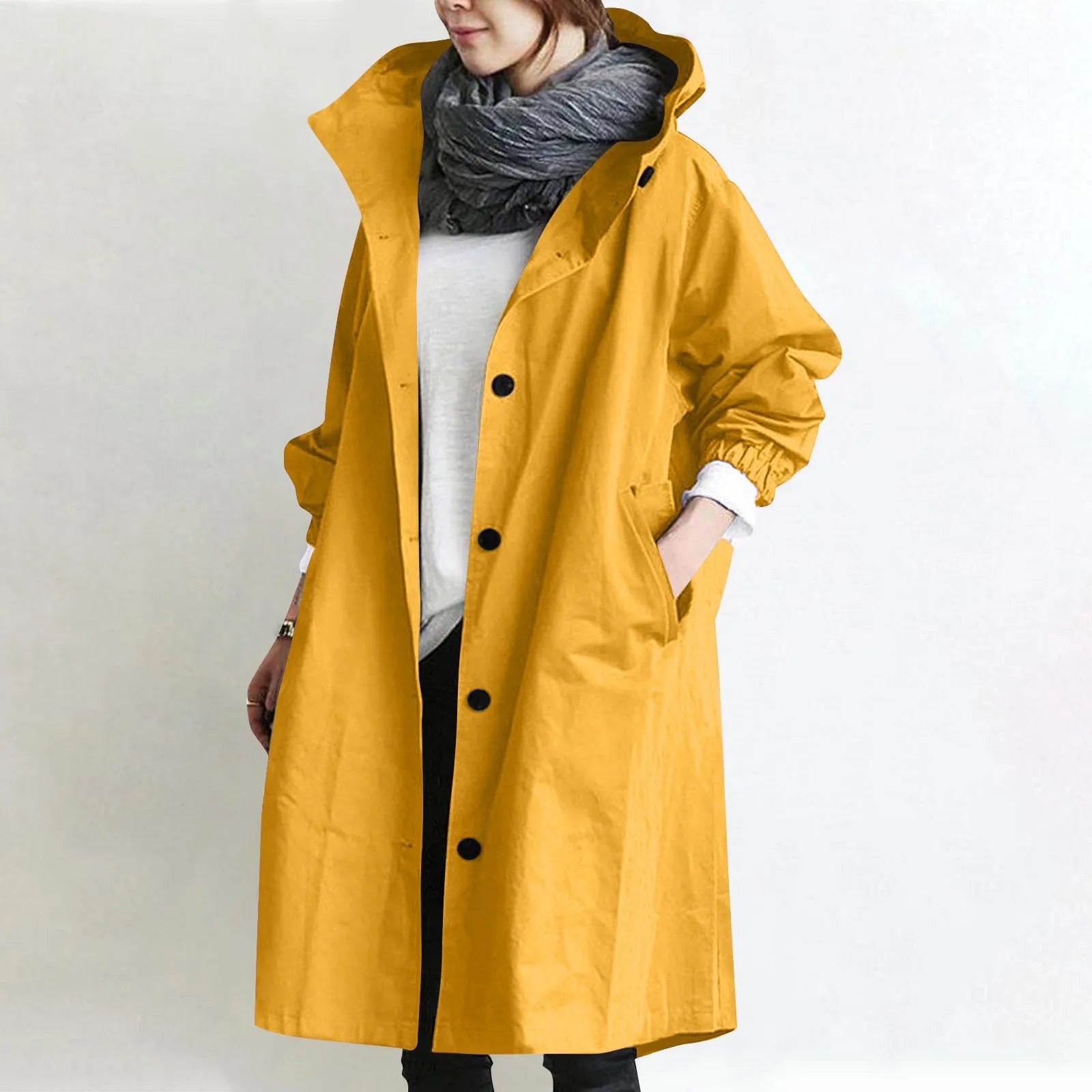 Gabardina Sienna — Larga con Capucha