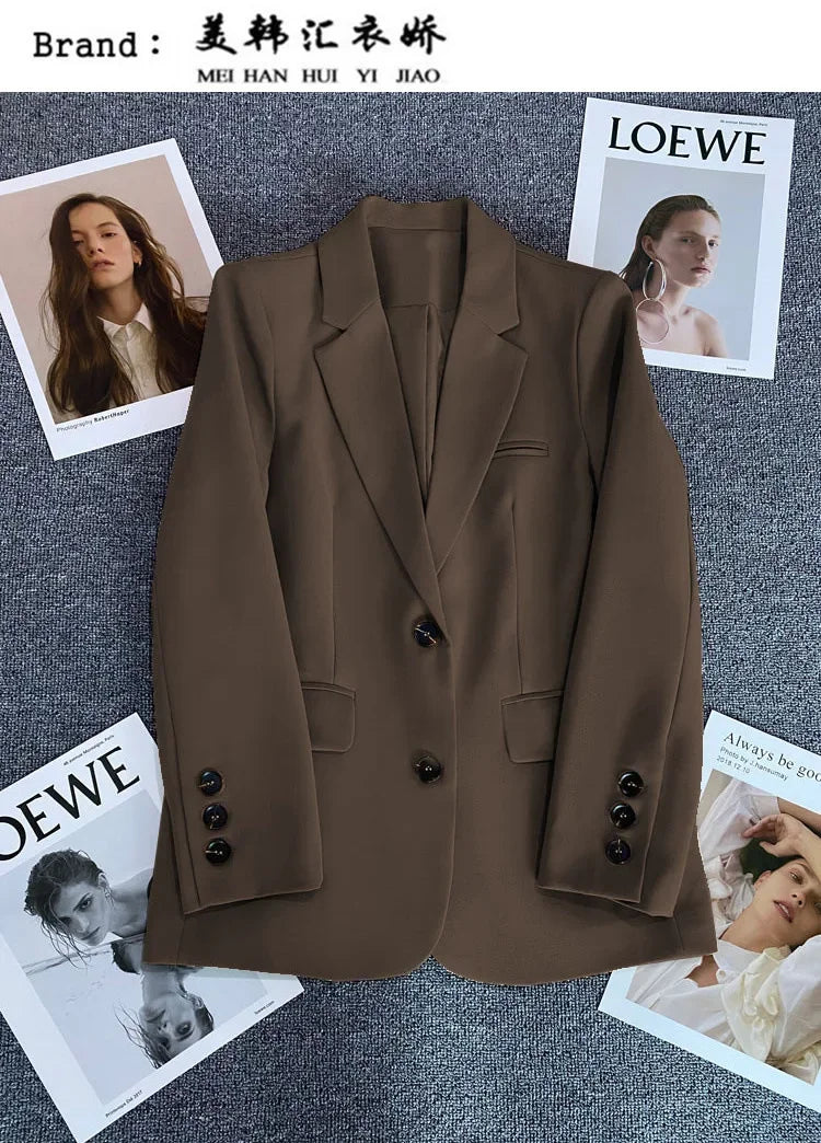 Blazer Colette — Un Botón de Corte Recto