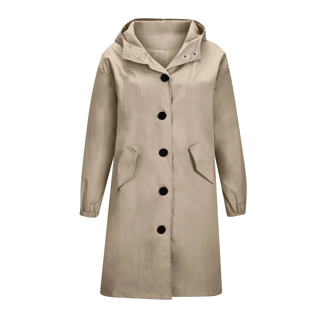 Gabardina Sienna — Larga con Capucha