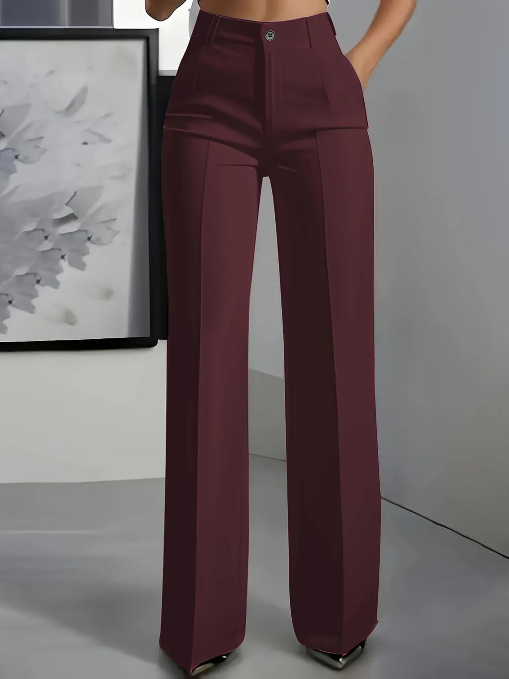 Pantalón Olivia — Recto de Talle Alto