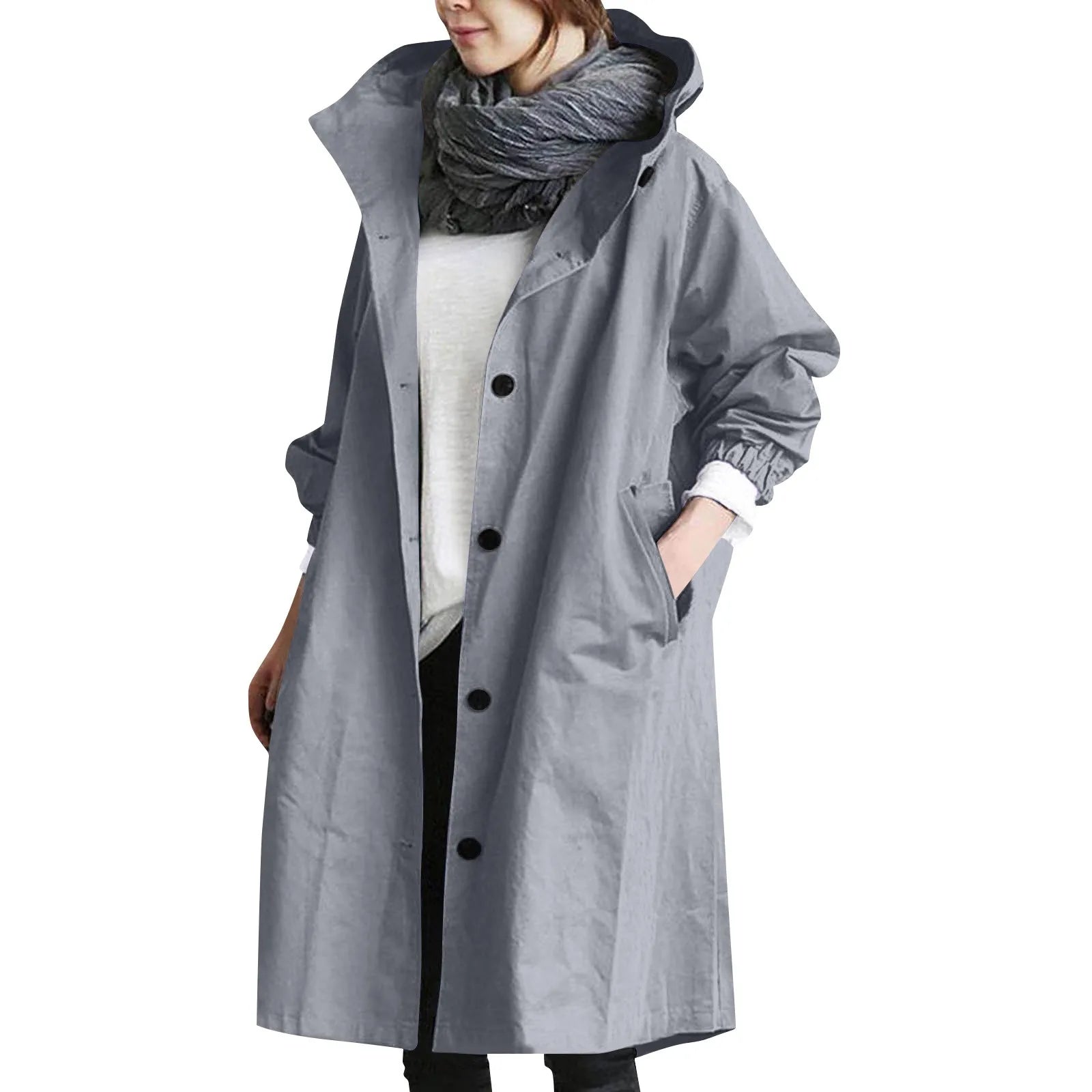 Gabardina Sienna — Larga con Capucha