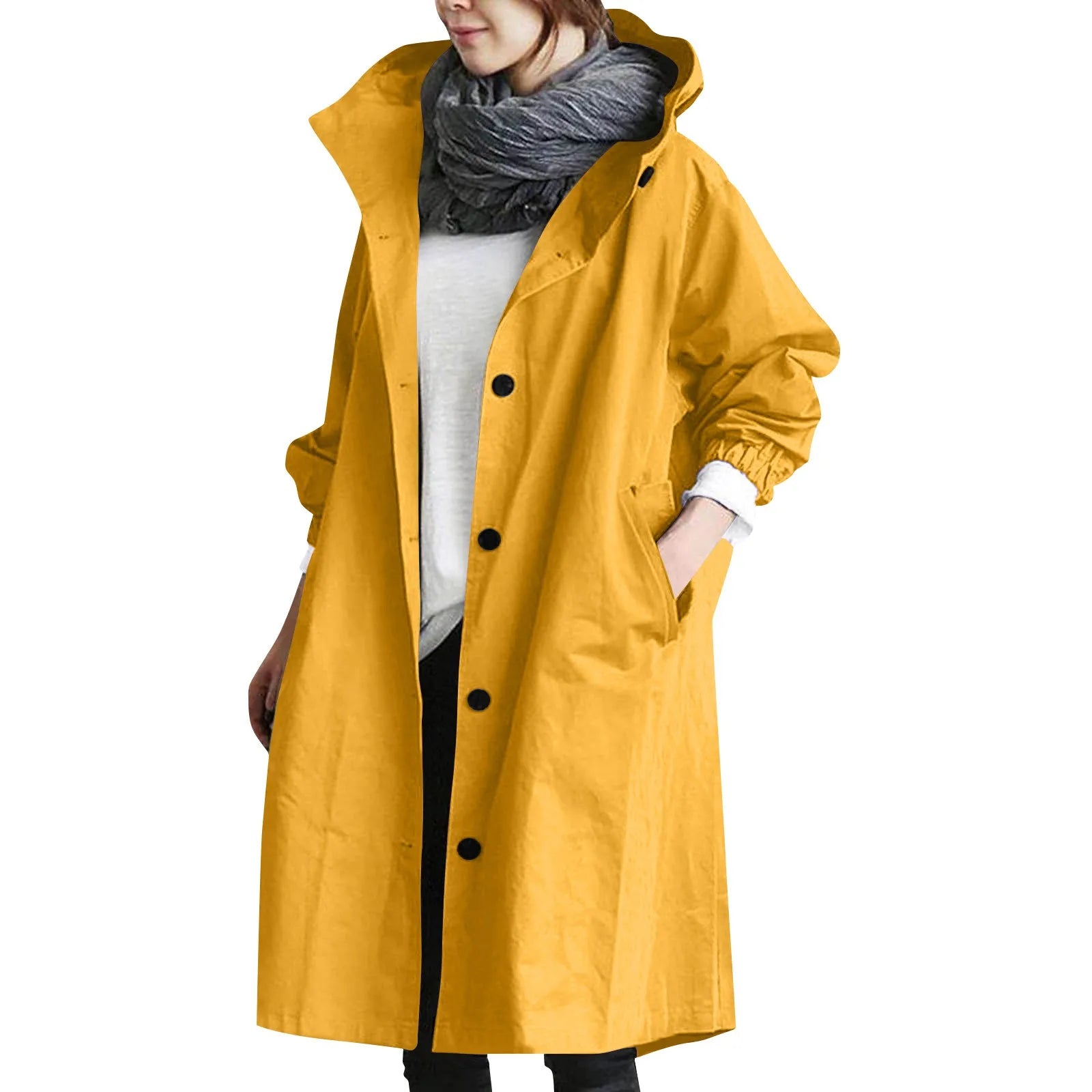 Gabardina Sienna — Larga con Capucha