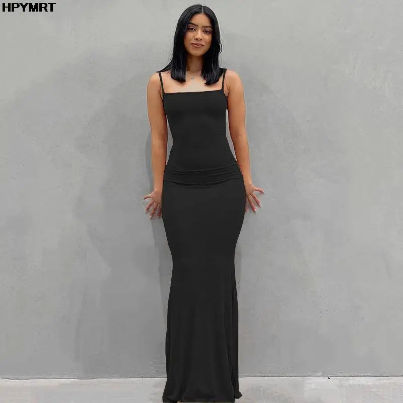 Vestido Aurora — Satén Slip con Espalda Descubierta