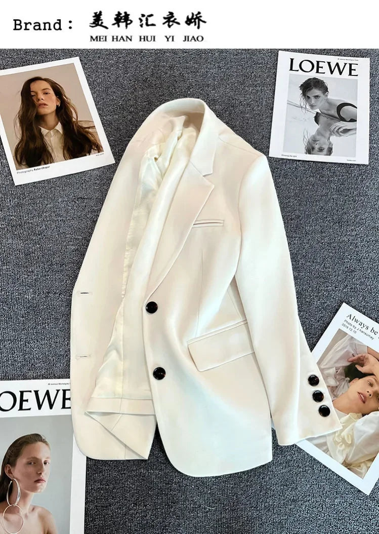 Blazer Colette — Un Botón de Corte Recto