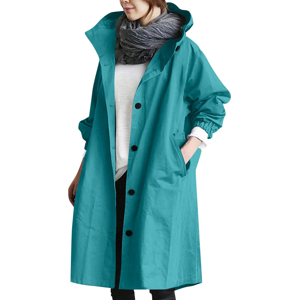 Gabardina Sienna — Larga con Capucha
