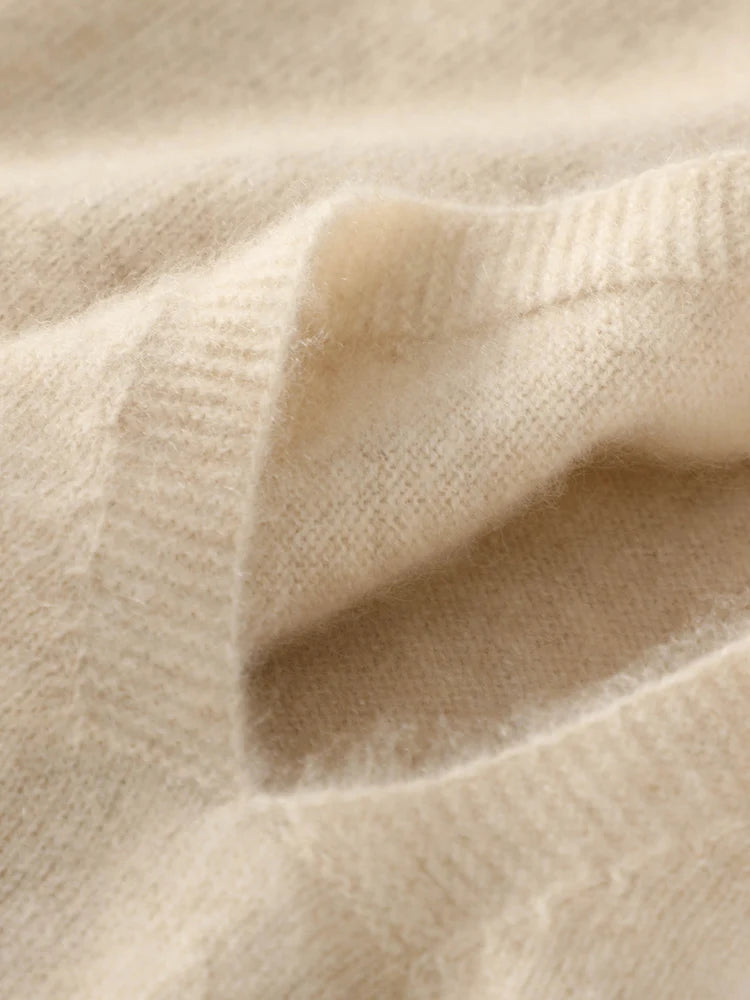 Chaleco Alba — Lana Merino de Cuello Alto