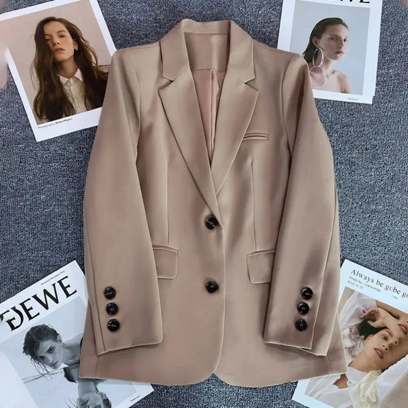 Blazer Colette — Un Botón de Corte Recto