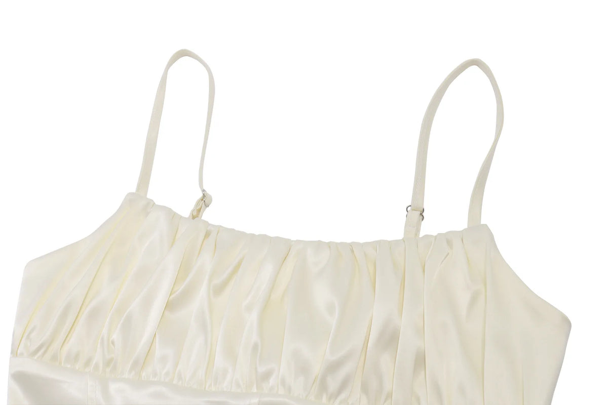 Conjunto Adele — Top de Tirantes y Falda Plisada