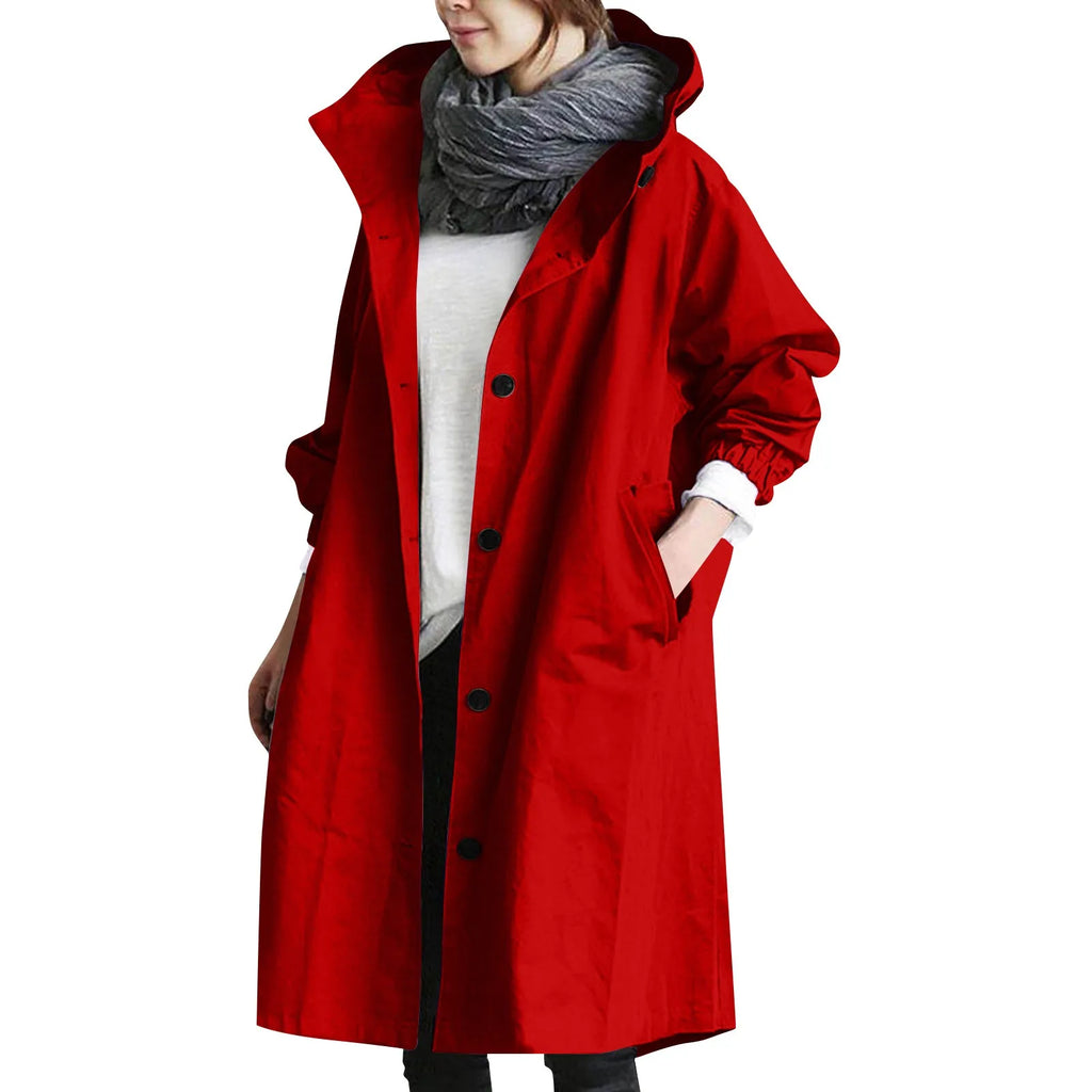 Gabardina Sienna — Larga con Capucha