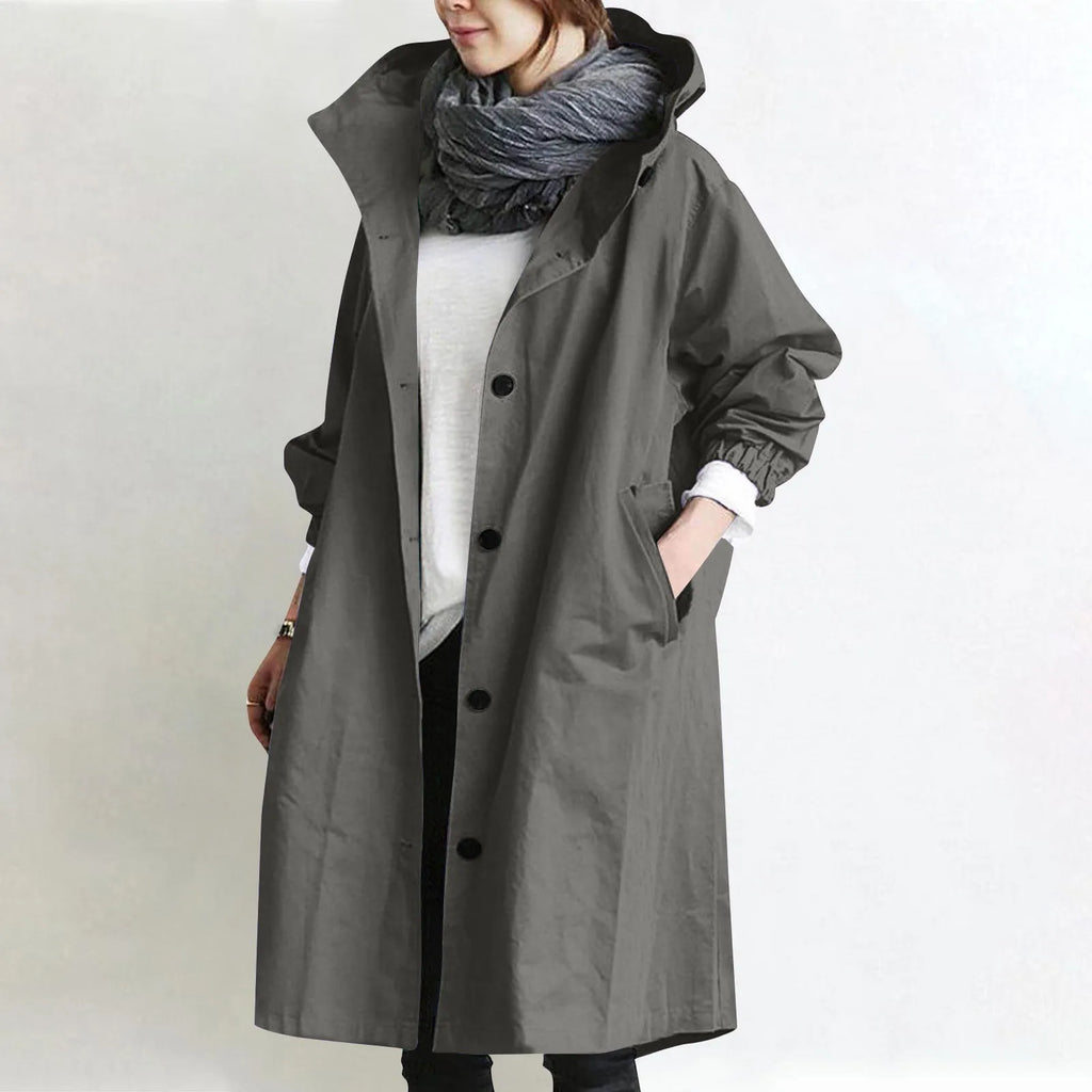 Gabardina Sienna — Larga con Capucha