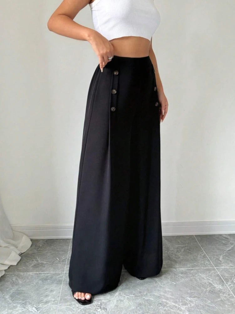 Pantalón Elia — Wide Leg de Talle Alto