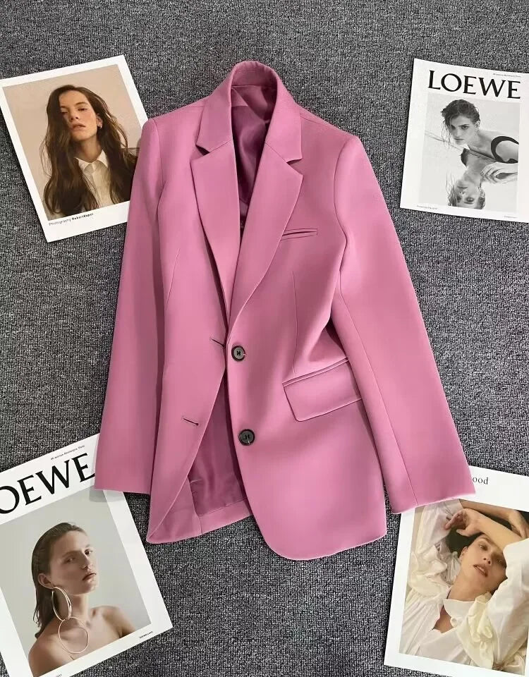 Blazer Colette — Un Botón de Corte Recto