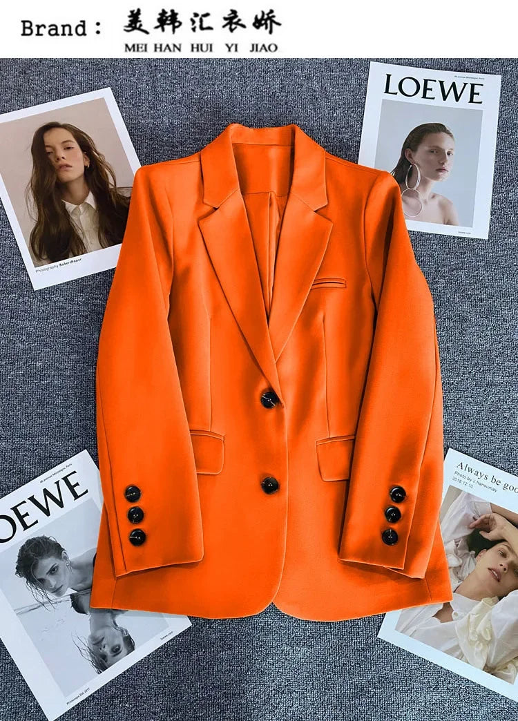 Blazer Colette — Un Botón de Corte Recto