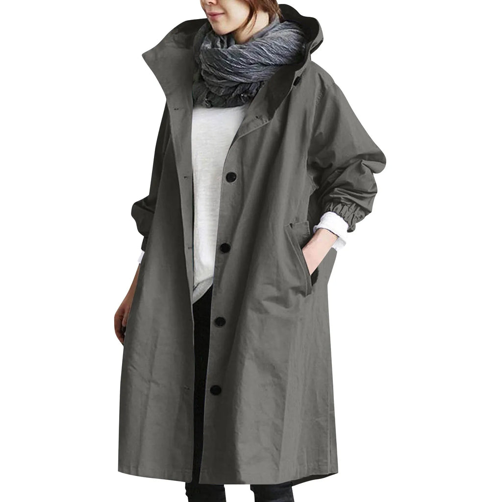 Gabardina Sienna — Larga con Capucha