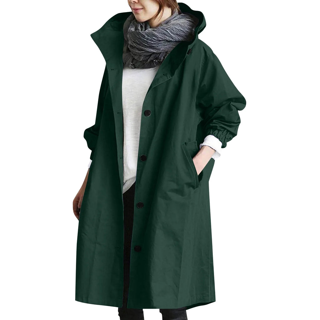 Gabardina Sienna — Larga con Capucha