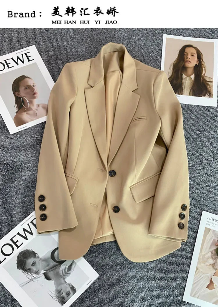 Blazer Colette — Un Botón de Corte Recto