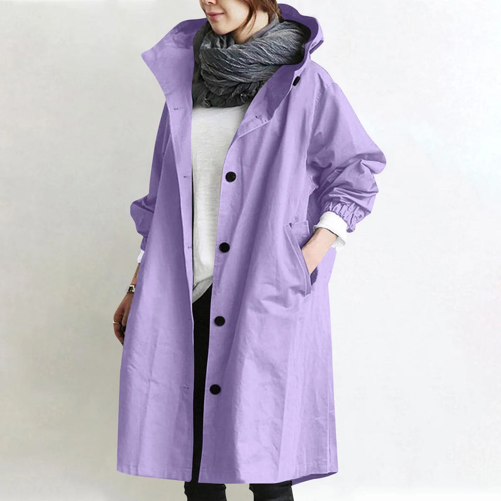 Gabardina Sienna — Larga con Capucha