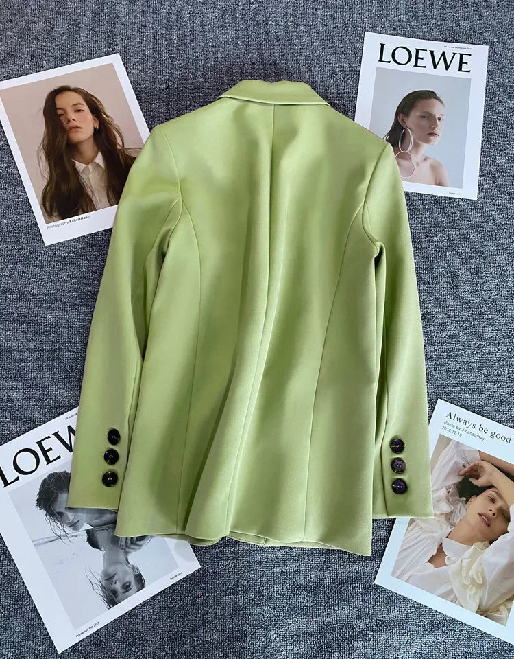 Blazer Colette — Un Botón de Corte Recto