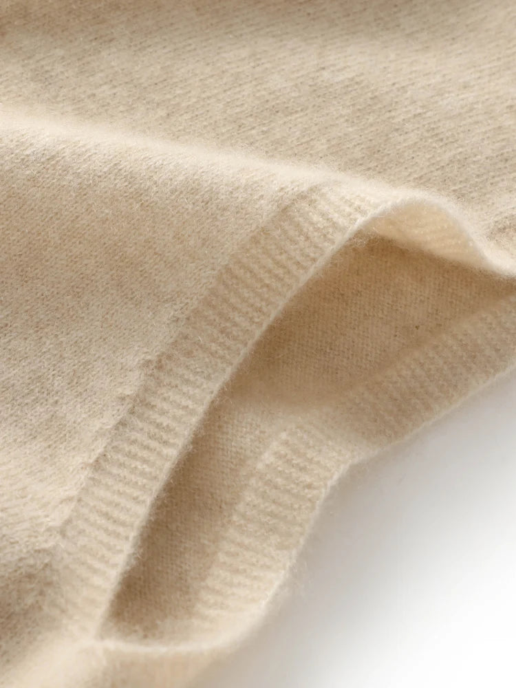 Chaleco Alba — Lana Merino de Cuello Alto