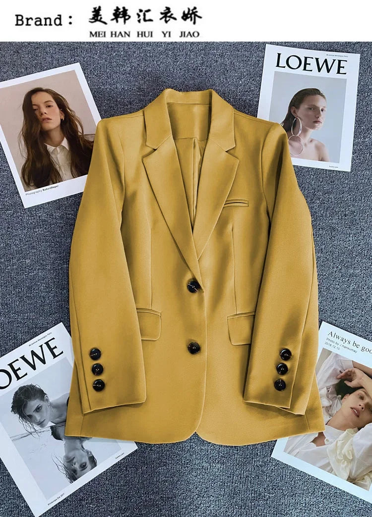 Blazer Colette — Un Botón de Corte Recto
