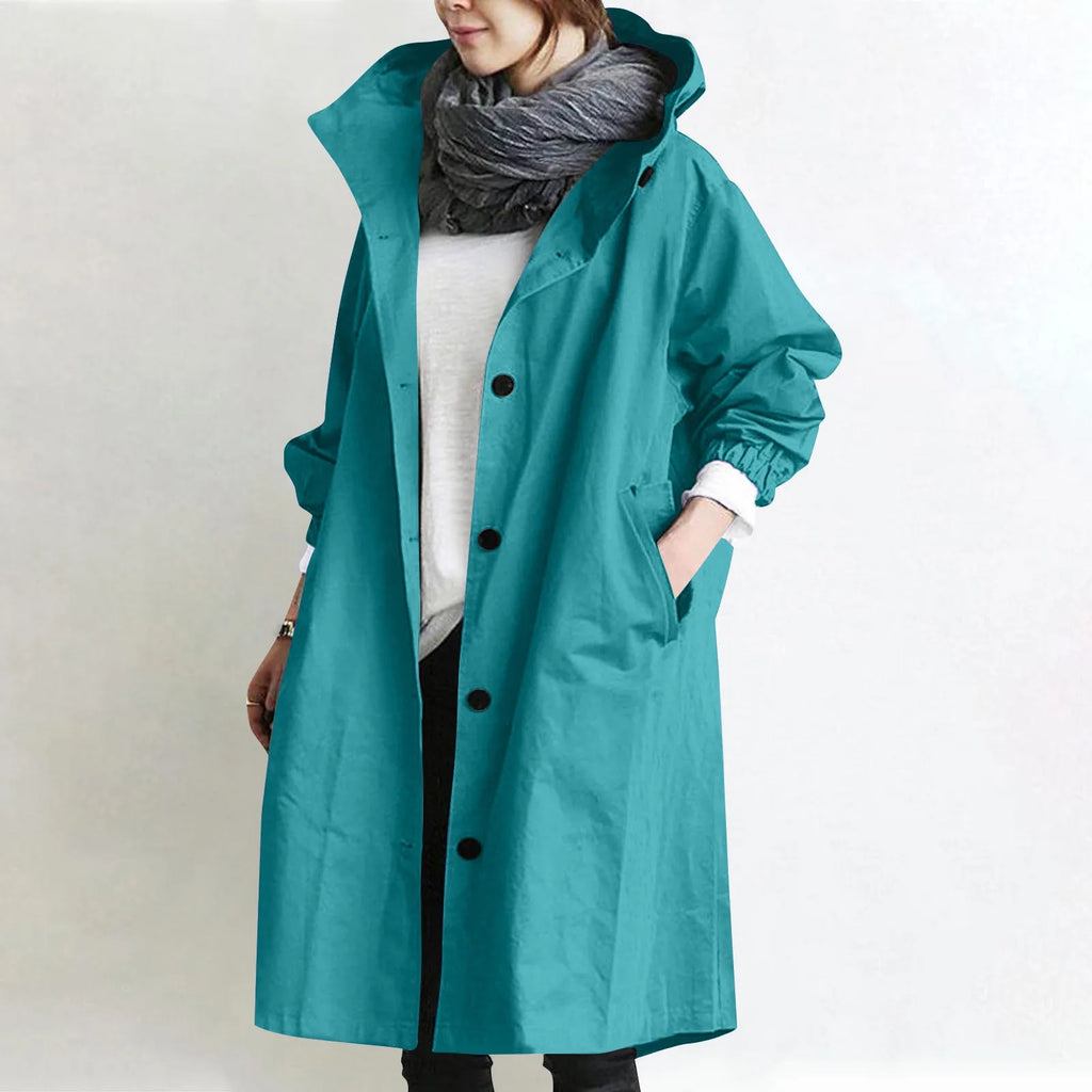 Gabardina Sienna — Larga con Capucha