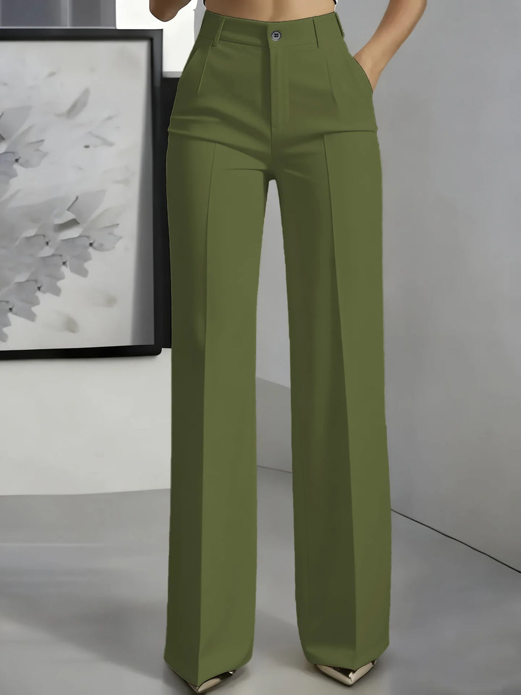 Pantalón Olivia — Recto de Talle Alto