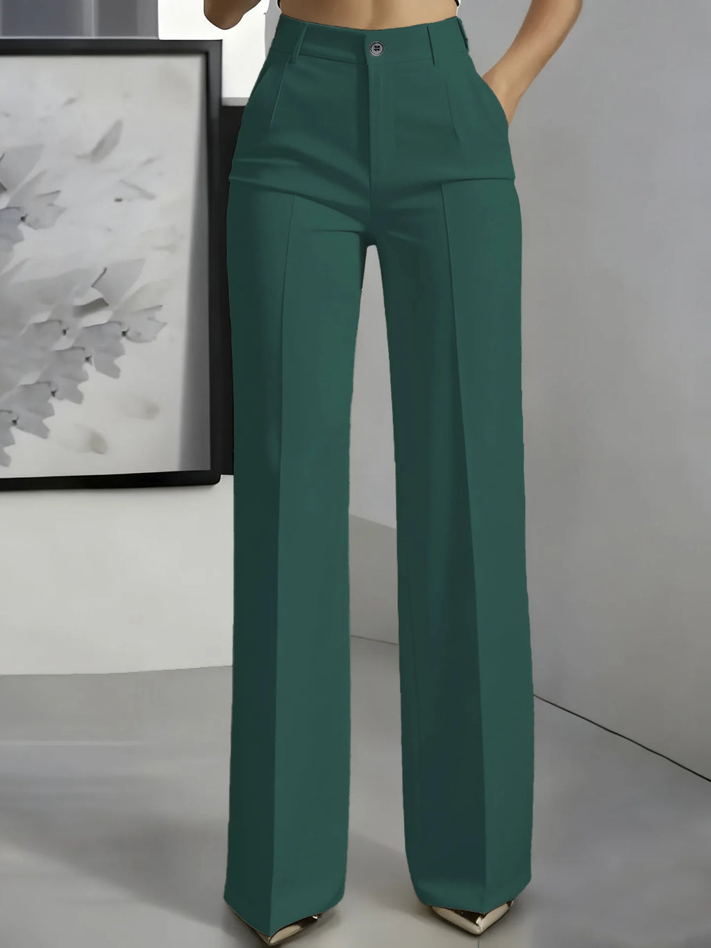 Pantalón Olivia — Recto de Talle Alto