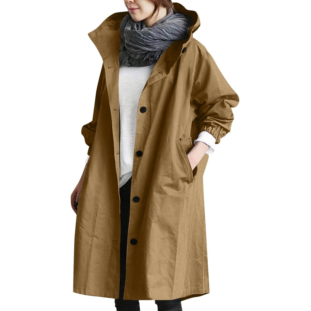 Gabardina Sienna — Larga con Capucha