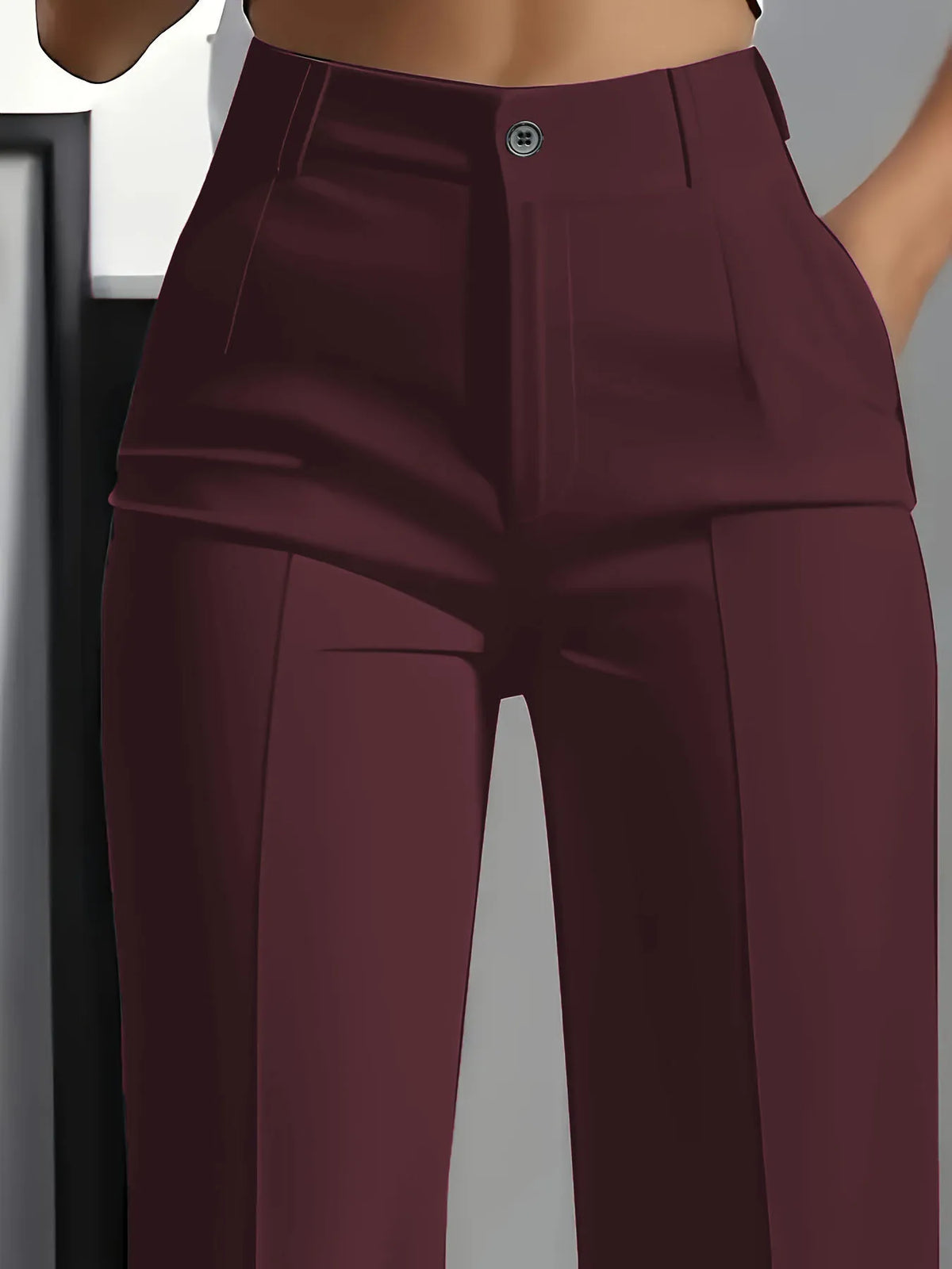Pantalón Olivia — Recto de Talle Alto