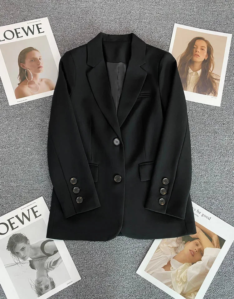 Blazer Colette — Un Botón de Corte Recto