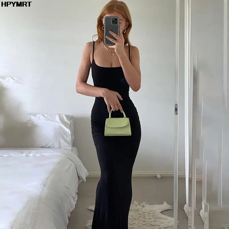 Vestido Aurora — Satén Slip con Espalda Descubierta