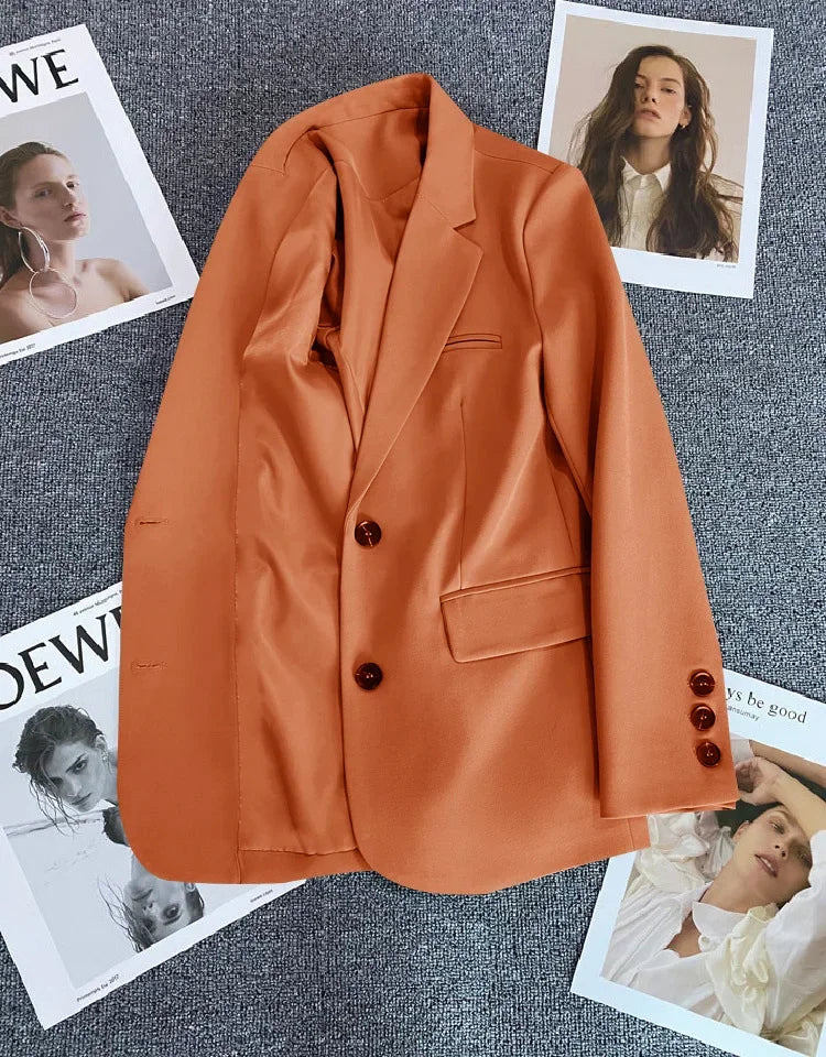 Blazer Colette — Un Botón de Corte Recto