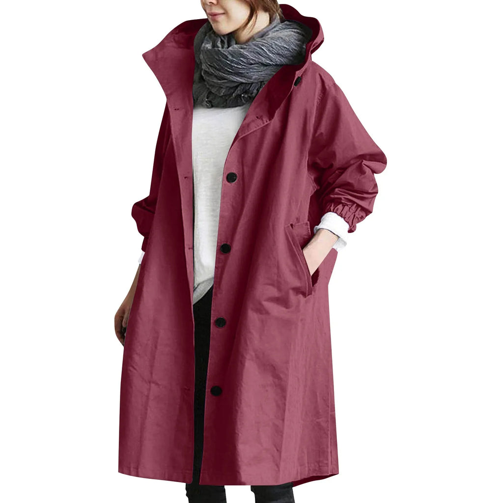 Gabardina Sienna — Larga con Capucha