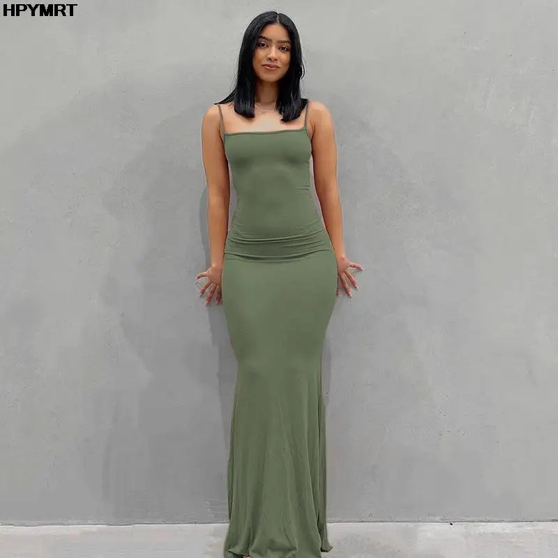 Vestido Aurora — Satén Slip con Espalda Descubierta