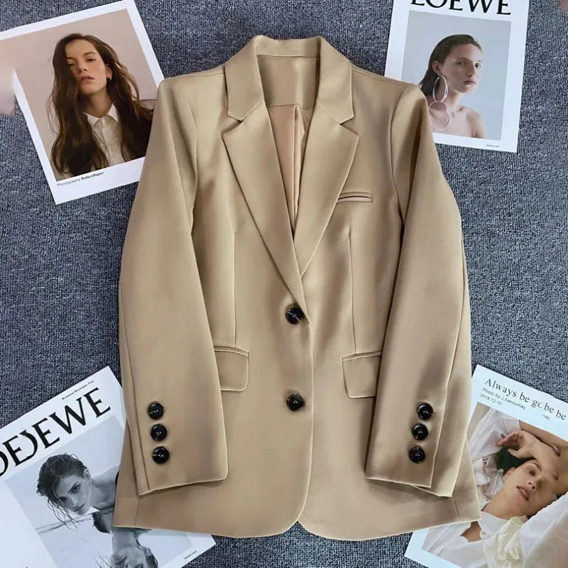 Blazer Colette — Un Botón de Corte Recto